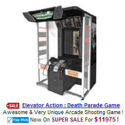 Elevator Action Death Parade Deluxe Video Arcade Game