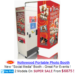 Hollywood Photo Booth - Compact Portable Event Rental Model