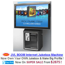 JVL Boom Internet Jukebox Machine