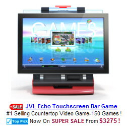 JVL Echo Countertop Touchscreen Video Arcade Games