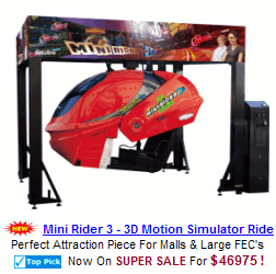Mini Rider 3 - Coin Operated 3D Video Motion Simulator Ride