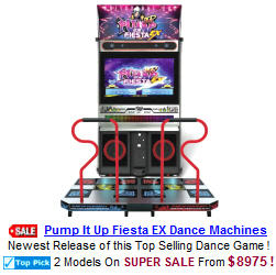 Pump It Up EX / PIU EX Dance Video Arcade Game Machines