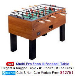 Shelti Pro Foos III Foosball Tables