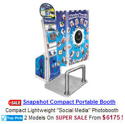 Snapshot Compact Portable Event Rental Photobooth