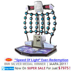 Speed Of Light Exer-Redemption Arcade Game - BMI Silver Medal Winner