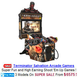 Terminator Salvation Video Arcade Games