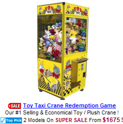 Toy Taxi Crane Redemption Arcade Game