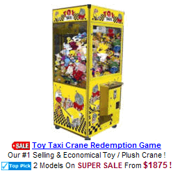 Toy Taxi Crane Claw Machine