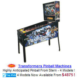 Transformers Pinball Machines