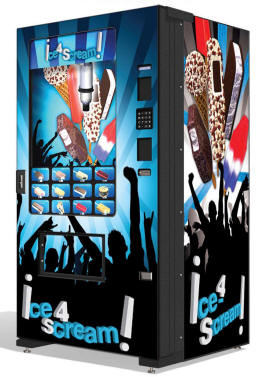 IScream4IC Concert Ice Cream Vending Machine | Evolution EVO FS01 Infevo Model From Fastcorp LLC