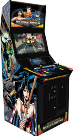 Justice League : United Heroes 26" LCD Standard Cabinet Model From Global VR and DC Comics | Worldwide Delivery From BMI Gaming 
