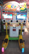 CA3F1005 Kickthrough Racers Video Arcade Skateboard / Skakeboarding / Skating Game From Taito