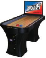 Knock Off Shuffleboard Machine - Virtual Shuffleboard Game - Arachnid Darts 