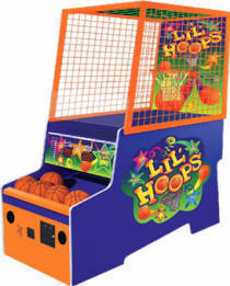 Lil Hoops  Kids Coin Operated Basketball Arcade Game By Baytek Games From BMI Gaming: 1-866-527-1362 
