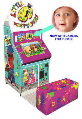 Little Masterpiece Mini Coloring Booth Finger Painting Kids Photo Booth Machine From LAI Games