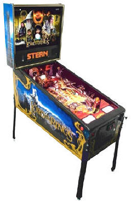 Lord Of The Rings Pinball Machine Limited Edition Pinball Machine - LOTR - From Stern Pinball