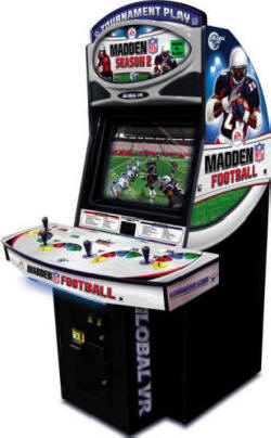 Madden Season 2 NFL Football Video Arcade Game From Global VR