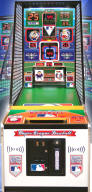 Major League Baseball Arcade Game Speed Throwing Pitching Machine MLB Sports Arcade Ticket Redemption Game From ICE / Innovative Concepts In Entertainment