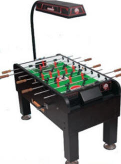 Medalist Spectrum Nova Coin Operated Foosball Table / Spectrum Black Foosball Table  By Medalist Marketing | Coin Operated or Free Play Models