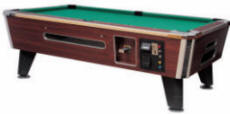 Medalist Spectrum Sterling Pool Table By Medalist Marketing | Dollar Bill Acceptor DBA Plus Coin Operated Model