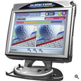 Megatouch Gametime / Game Time Deluxe Touchscreen Countertop Video Game Video Game From Merit Megatouch / AMI