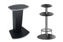 Merit Megatouch Touchscreen Countertop Pedestal Table Stands