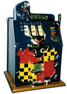 Castle Front Antique Reproduction Slot Machine By Mills Bell-O-Matic From BMI Gaming : 1-800-PINBALL