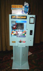 Mr. Vacuum Crane Redemption Game From Pipeline Games