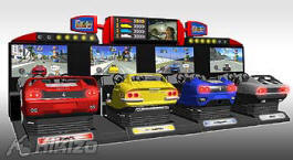 Outrun 2 SP SDXDeluxe Mode Motion Simulator Racing Video Arcade Game From SEGA Arcade Amusements