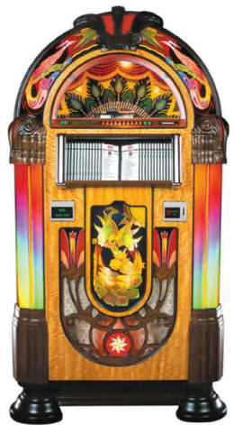 Rock-Ola Peacock CD Jukebox Model CD6C-PB / J-70151-A By Rock Ola Jukeboxes