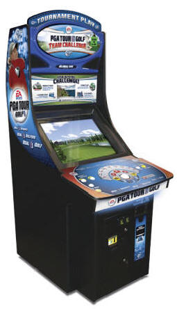 PGA Tour Golf Team Challenge All Access Pass Video Arcade Game From Global VR and EA Sports