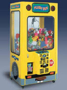 Plush Bus Crane Prize / Claw / Crane Redemption Game From ICE Games