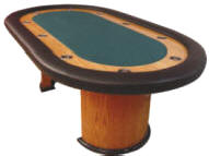 Commercial Poker Table 4 - PT4684 | Worldwide Poker Table Delivery From BMI Gaming: 1-800-PINBALL