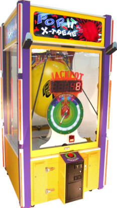 Pop It For Gold Xtreme / Extreme 8.5 Foot Model Balloon Ticket Redemption Game From Benchmark Games