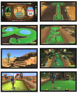 Power Putt LIVE 2012 Mini Golfing Video Arcade Game Screenshots