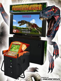 Primeval Hunt Deluxe Model Video Arcade Game From SEGA Arcade Amusements