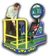 Putt Championship Golf Video Arcade Game / Putt! By Athyrio Games and Chicago Gaming Company