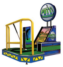 Putt Championship Golf Video Arcade Game / Putt! By Athyrio Games and Chicago Gaming Company