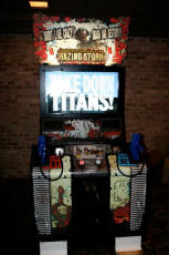 Razing Storm 32" Mini Cabinet Video Arcade Game From Namco Bandai