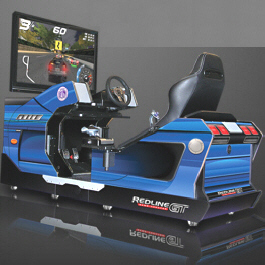 RedLine GT Game Theater Full Immersion Racing Simulator Model 8100 From Chicago Game