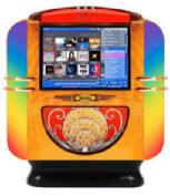 RockOla Q Countertop Digital Nostalgic Jukebox By Rock Ola Jukeboxes From BMI Gaming: 1-800-PINBALL
