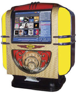Rock-Ola Q Countertop Digital Music Center Jukebox Model J-70254-A By RockOla Jukeboxes