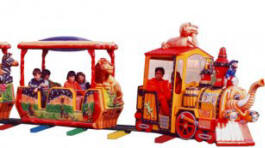 Safari Train Kiddie Ride - 16985 | From Falgas Amusement Rides