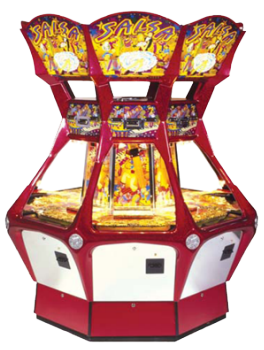 Salsa 8 Player Token Coin Pusher Game From Coastal Amusements