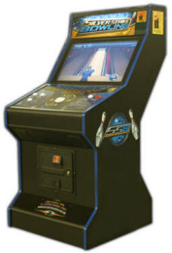 Silver Strike Bowling 2009 32" LCD Cabinet Model Video Bowling Machine From FunCo / Incredible Technologies