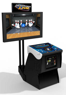 Silver Strike Bowling LIVE Bowling Video Arcade Machine From Incredible Technologies