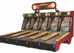 Skeeball Classic Alley - New 2010 Model - 5 Player Model - From Skee Ball Amusements