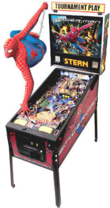 Spiderman Pinball Machine