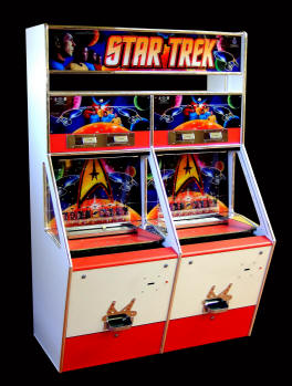 STAR TREK 2 Player Token Coin Pusher Machine From Coastal Amusements