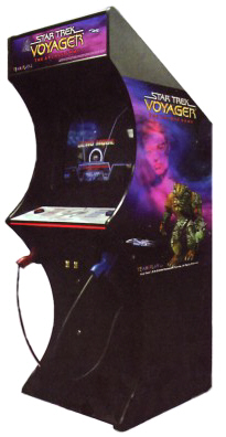 Star Trek Voyager Video Arcade Game By Team Play - Upright Coin Operated